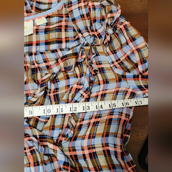 ANTHROPOLOGIE MAEVE Laila ruffled blouse 6P - Picture 7 of 9